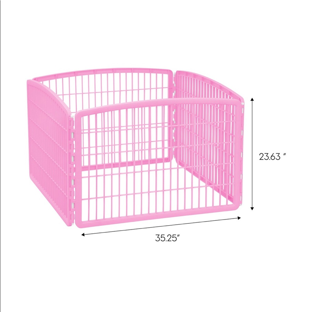 COPY - Pink dog play pen